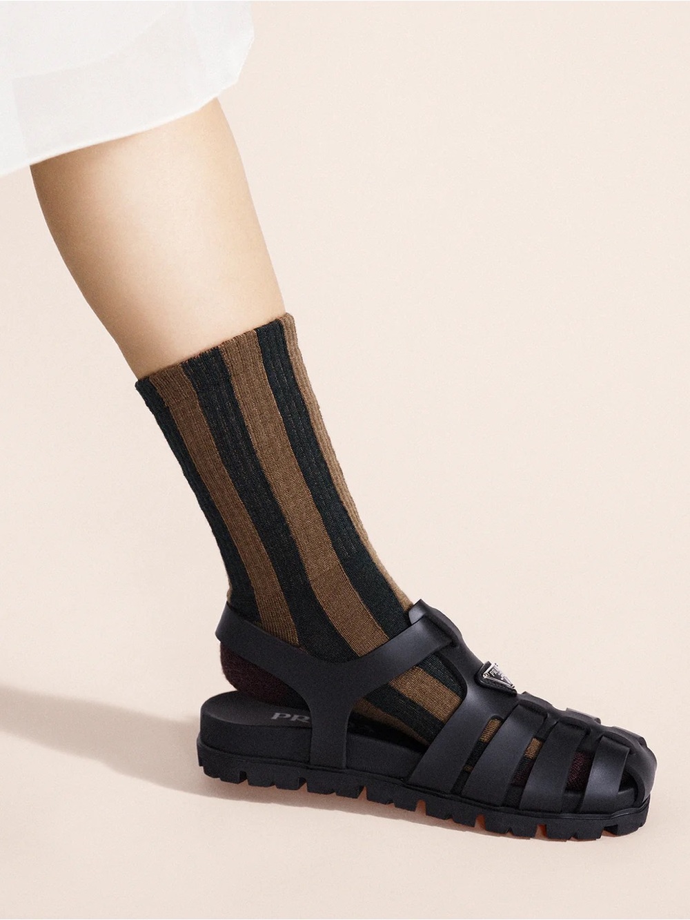 Buren Wool Sporty Crew Socks By Hansel From Basel
